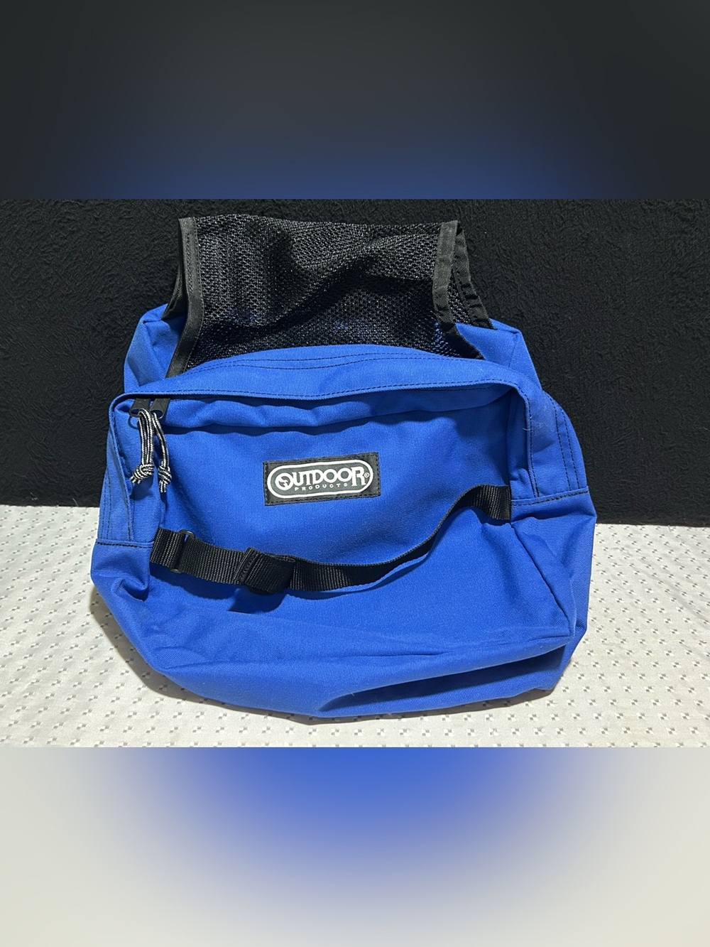 Outdoor Products Dog Saddle Large Blue Bag Outdoor Travel Gear Zippered Pockets